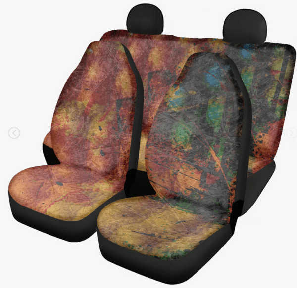 Car Headrest Covers - 2Pcs - Image 2