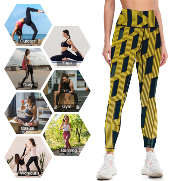 Yelly High Waisted Yoga Leggings - Image 8