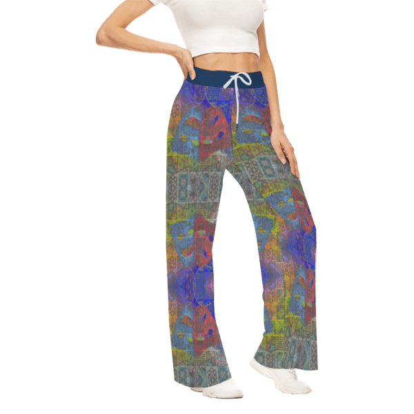 Joker 3 Yoga Wide Leg Lounge/ Blue - Image 3