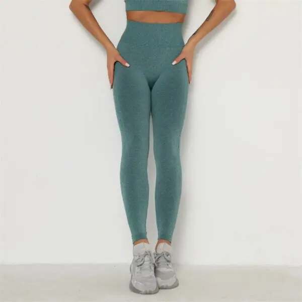 High Waisted Yoga Leggings /No Pockets - Image 4