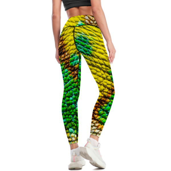 Marovia High Waisted Yoga Leggings - Image 4