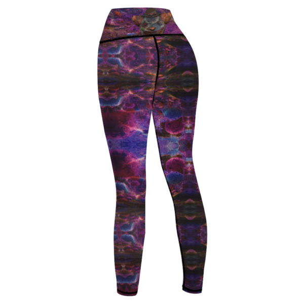 Candyland 1 High Waisted Yoga Leggings - Image 2