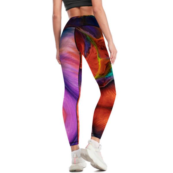 Earth Day 1 High Waisted Yoga Leggings - Image 4