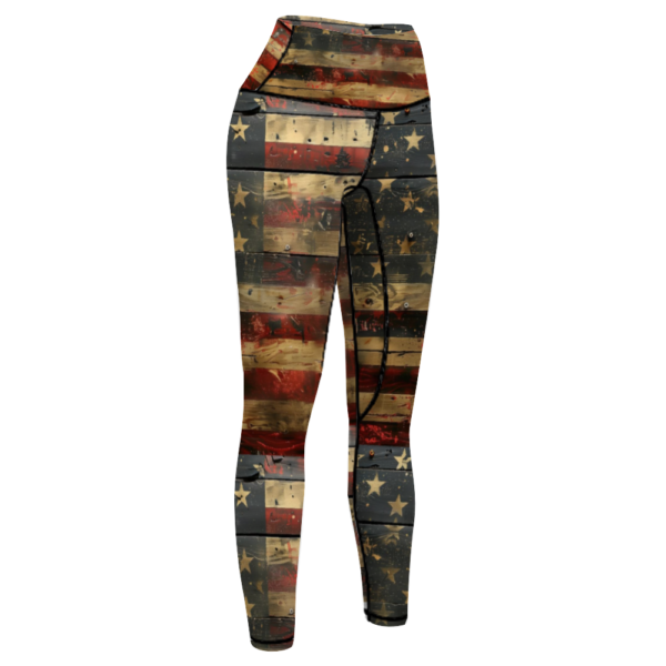 USA High Waisted Yoga Leggings