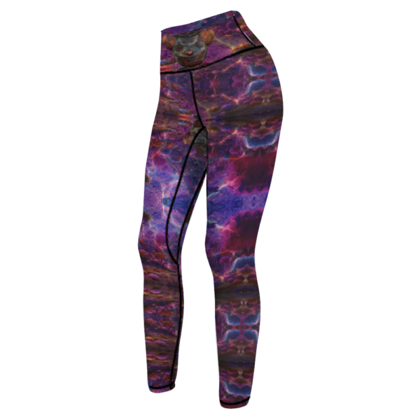 Candyland 1 High Waisted Yoga Leggings - Image 3